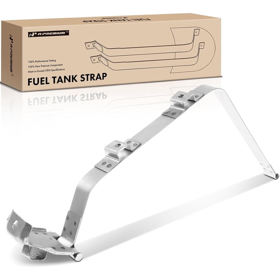 A-Premium Fuel Tank Straps Compatible with Toyota Tacoma 2001-2004 Extended Cab Pickup 4WD (Four Wheel Drive) Rear Strap Only