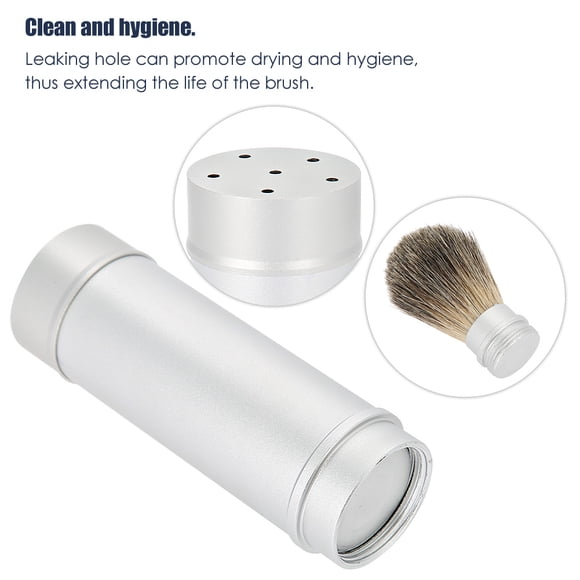 Herramienta De Afeitado De Barba Cepillo Portátil, Hombres Viajes Espuma Facial Aseo Material De Aluminio Para El Cabello, Suministros De BañO Para Uso Diario O Mejor Bigote De