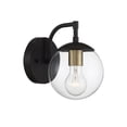thumbnail image 3 of Trade Winds Lighting 1-Light Wall Sconce In Oil Rubbed Bronze With Brass Accents, 3 of 6