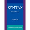 Syntax I and II Vol. II : An Introduction, Used [Paperback]