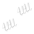 thumbnail image 3 of HOMEMAXS 4 Pcs  Plate Stand For Display Metal Wire Plate Holder Display Stand Picture Frame Stand Holder Easel For Book Decorative Plate Plaque Photo Platter, 3 of 8