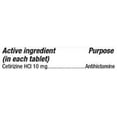 thumbnail image 4 of All Day Allergy Cetirizine Hydrochloride Tablets 10 mg 4 45 Each, 4 of 6