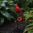 thumbnail image 5 of Metal Cardinal Garden Stake, Decorative Red Bird Yard Art Weather Resistant Garden Accent Ornament, Flower Pot Patio Lawn Decor for Garden Courtyard Porch Bird Lovers, 5 of 7