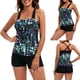 thumbnail image 2 of Traje de baño de dos piezas dividido con estampado sexy con tirantes casuales para mujer Traje de baño de playa Traje de baño Fridja  nalpqowj50740, 2 of 9
