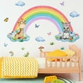 thumbnail image 3 of Wall Sticker Children's Room Rainbow Butterfly Cloud Wall Decal Living Room Bedroom Kindergarten Decoration Girls Baby, 3 of 4