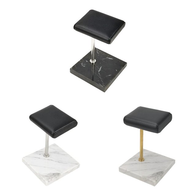 de 3 Soportes de Reloj para Hombre de Mármol Y PU para de Exhibición de para Padre - 2 + 3 + 4 Estilo 2 + 3 + 4 Fernando exhibición del soporte de la joyería