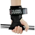 thumbnail image 4 of Cobra Grips PRO Weight Lifting Gloves Heavy Duty Straps Alternative to Power Lifting Hooks For Deadlifts With Built in Adjustable Neoprene Padded Wrist Wrap Support Bodybuilding, 4 of 6