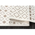 thumbnail image 2 of LaDole Rugs Geometric Modern Contemporary Area Rug - Durable Premium Carpet for Living Room, Bedroom, and Office - Beige, 6x9 (6'7"x9'2", 200cm x 280cm), 2 of 5