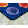 thumbnail image 3 of Watercolor Spots 5'4" x 7'8" area rug in color Rainbow, 3 of 7