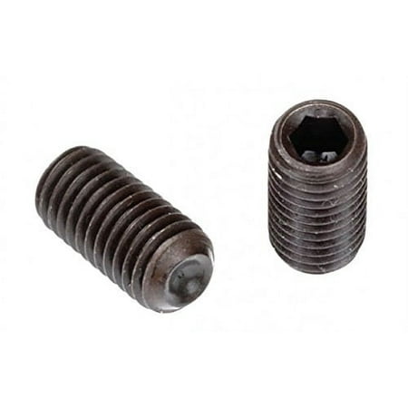 

Socket Set Screw Cup Point 1/4-20 x 3/8 Alloy Steel Black Oxide Hex Socket (Quantity: 100) Coarse Thread 1/4 inch Grub/Blind/Allen/Headless Screw Length: 3/8 inch