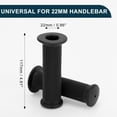 thumbnail image 5 of Unique Bargains Bike Handlebar Grips Covers 117mm Long Lightweight Bicycle End Grips Protector Black 1 Pair, 5 of 6