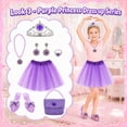 thumbnail image 2 of Zacro Princess Girls Dress Up Toy Set, Toddler Dress Up Clothes Set with Skirts, Shoes, Crowns, Purses, Wands and Jewelry, Pretend Role Play Toys for Girls Toddler 3 4 5 6 Year Old, 2 of 9