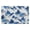 Blue and White Butterfly, variant on 32"x20" Door Mat Mat Absorbent & Non-Slip Entryway Rug Washable Floor Mat Beautiful Deer Wearing A Crown
