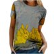 thumbnail image 1 of Tops de moda para mujer, divertidas camisetas informales holgadas con estampado, blusa, camisa estampada Fridja bn1984, 1 of 9
