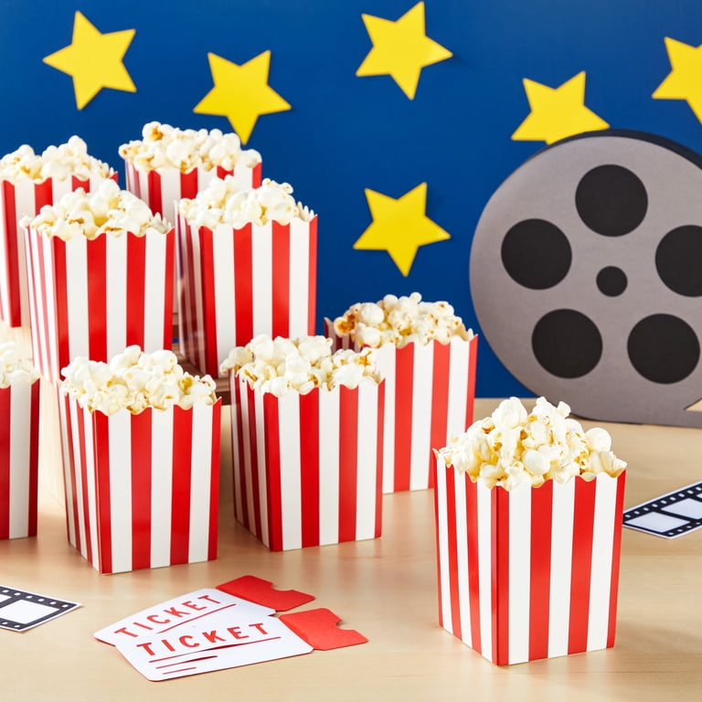 15 Pack Small Popcorn Bags,Striped Paper Popcorn Boxes Cardboard Candy Container for Parties, Candy, Popcorn, Kids, Gifts, Birthdays and Wedding 15 Pack Small Popcorn Bags,Striped Paper Popcorn Boxes Cardboard Candy Container for Parties, Candy, Popcorn, Kids, Gifts, Birthdays and Wedding