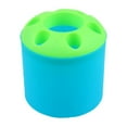 thumbnail image 1 of WHEANG Bathroom Toothbrush Toothpaste Plastic Receive Receive A Cup Of Blue Candy Color Portable Toothbrush Holder Pen Holder, 1 of 4