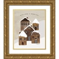 thumbnail image 1 of Talent, Kelley 15x18 Gold Ornate Wood Framed with Double Matting Museum Art Print Titled - Wish Upon a Snowflake, 1 of 4
