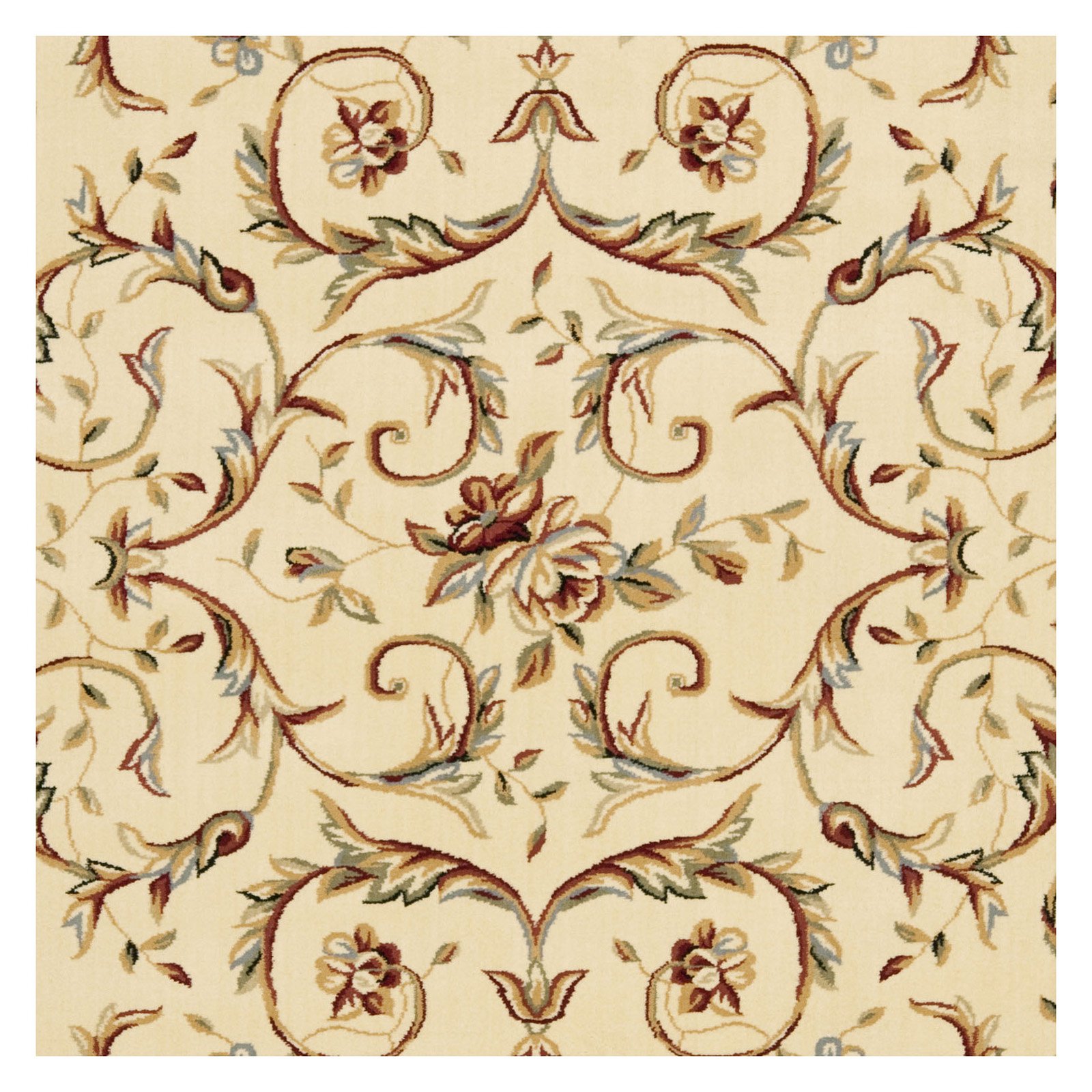 SAFAVIEH Lyndhurst Beatrix Floral Bordered Runner Rug, Ivory, 2'3" x 12' - image 3 of 10