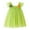 Mint Green, variant on Zhuashum Toddler Girls Fly Sleeve Floral Tulle Holiday Party Wear Dress Dance Party Princess Dresses Clothes,Size:2-3 Years