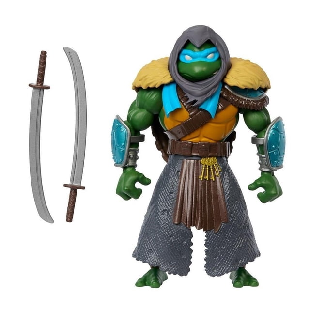 Figura de Acción Masters of the Universe Turtles of Grayskull Leonardo con Armadura de 5.5 Pulgadas