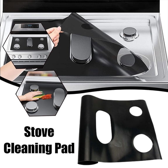 NOVELAR Kitchen Stove Anti-Oil Pad, 0.01 in Thick Protective Liner, Covers Burner Area to Maintain a Tidy Cooking Space