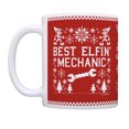 thumbnail image 2 of ThisWear Mechanic Christmas Mugs Best Elfin Mechanic Ever Holiday Gifts for Mechanic Coffee Mug Red, 2 of 4
