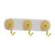 thumbnail image 5 of Ganchos para abrigos Soledad Perchas adhesivas Ganchos de pared reutilizables Dorado, 5 of 10