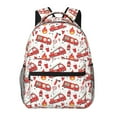 thumbnail image 1 of Balery Fire Truck Mochila Escolar Impresa, Mochila Ligera para Viajes Casual, Mochila Duradera y Cómoda Multifuncional, Mochila para Laptop-One Size, 1 of 5