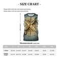 thumbnail image 4 of Sikiie Vintage Compass Basketball Jersey Reversible Men's Mesh Athletic Sports Shirts Training Practice S-4XLX-Large, 4 of 6