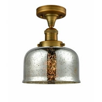 Innovations Lighting - Bell Cage - 1 Light Semi-Flush Mount In Industrial