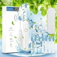 thumbnail image 1 of Latrodar Electric Toothbrushes for Adults With 8 Brush Heads One Charge for 120 Days 6 Modes Electric Toothbrush 2-Minute Timer Deep Clean Waterproof Rechargeable Travel Toothbrush for Kids, 1 of 5