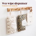 thumbnail image 5 of Quilted Wipe Holder Floral Diaper Pouch Portable Quilted Wipes Bag,Travel Wipes Case - Refillable Waterproof Wet Wipe Dispenser,for Car, Stroller,Walking, Outdoor Activities,5.91*10.24 inch., 5 of 7