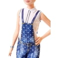 thumbnail image 4 of âBarbie Fashionistas Doll with Green Striped Mohawk Wearing Denim Overalls, Top and Accessories, for 3 to 8 Year Olds Barbie -, 4 of 9