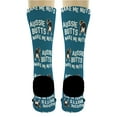 thumbnail image 5 of ThisWear Funny Dog Socks Aussie Butts Make Me Nuts Australian Shepherd Socks 6-Pair Novelty Crew Socks, 5 of 5
