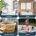 thumbnail image 4 of 10 Pack Disposable Bathtub Cover Liner,Topboutique Transparent Thickened Plastic Bathtub Bag,Large Size Bathtub Lining Plastic Bag Cover for Traveling,Household,Hotel,Salon,Emergency Water Storage, 4 of 8