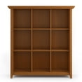 thumbnail image 4 of Simpli Home Bibliothèque et Unité à 9 Cubes en Bois Acadien, Brun Doré Pâle, 4 of 7