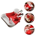 thumbnail image 1 of LABSERRON 1 Ensemble d'Assiettes pour Enfants avec Silicone Résistant à la Chaleur pour Utilisation sur Table de Noël, 1 of 8