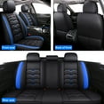 Premium Car Seat Covers for Subaru Forester 5Seat Full Set, Waterproof PU Leather Front Rear