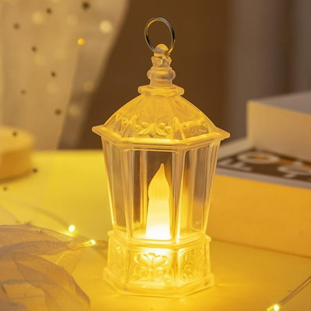 

Night Light Clearance! Zjfmsh Led Transparent Crystal Wind Lamp Candle Nightlight Bedroom Atmosphere Lamp Tabletop Decoration Craft Gifts Ghost Campfire Nightlight Clearance Sale