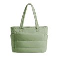 thumbnail image 1 of Bolso de hombro acolchado para mujer, bolso de mano impermeable con múltiples bolsillos, bolso para portátil, para el trabajo, el gimnasio, 1 of 8