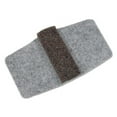 thumbnail image 2 of Wrap Around Felt Floor Savers, Rectangular, 7.25w X 1d X 8h, Gray/black, 16/pack | Bundle of 5 Packs, 2 of 3