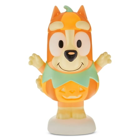 Halloween Blow Mold Decor Bingo in Pumpkin Costume Bluey 5.31 in x 12.01 in x 7.48 in 1.43 lb