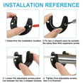 thumbnail image 4 of Uxcell 1.26"Dia Closet Rod Bracket,U Shape Stainless Steel Closet Pole Socket Rod Holder for Closet Wardrobe,6Pack, 4 of 6