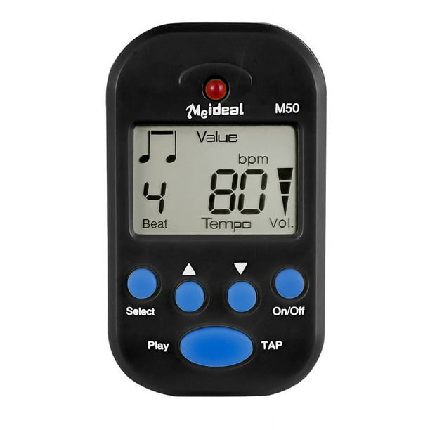 Metrónomo electrónico para guitarra, metrónomo para piano, metrónomo para violín, mini metrónomo electrónico