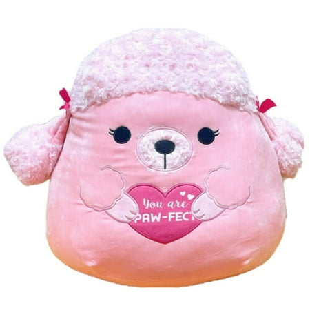 Squishmallows 2022 Valentine's Day Squad 16" Chloe the Poodle Dog Plush Doll Toy