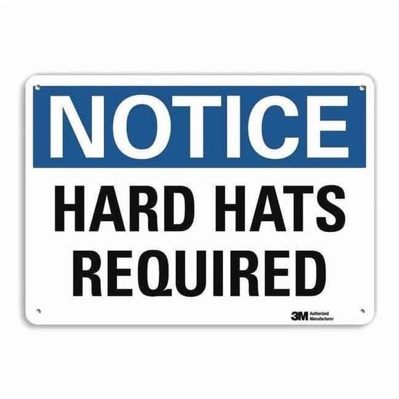 Lyle Notice Sign,10 in x 14 in,Aluminum U5-1261-RA_14X10