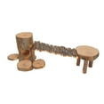 thumbnail image 2 of Hamster Play Platform, Reduce Anxiety Stress Chewing Wooden Hamster Platform Safe Durable Widely Used  For Exercise, 2 of 8