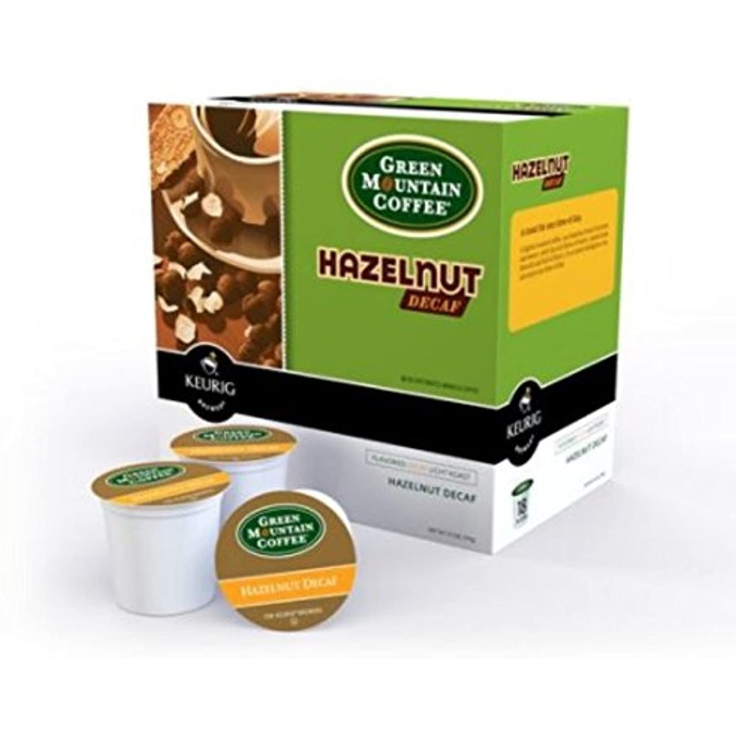Green Mountain Coffee Keurig Hazelnut Decaf K-Cup, 12 Ct (Packaging May Vary)