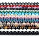 thumbnail image 5 of Cuentas de piedra sueltas espaciadoras de amazonita, turquesa, ágata, jaspes, granate y ojo de tigre redondo natural para hacer joyas, pulseras DIY, 5 of 5