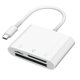 thumbnail image 1 of SD Card Reader for Phone/Laptop/ with Three Card Slots, 1 of 5